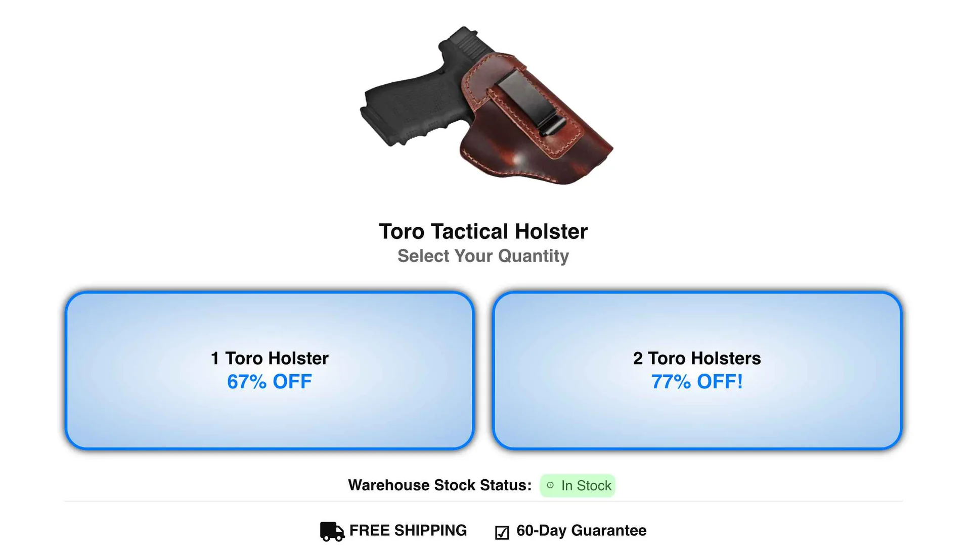 Toro IWB Holster – 1426