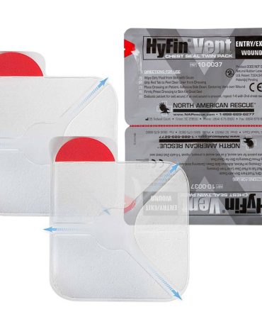HyFin Vent Chest Seal Twin Pack 6x6 - NAR Vented Chest Seal