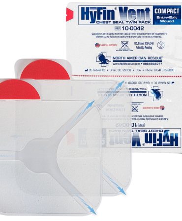 HyFin Vent Compact Chest Seal Twin Pack - NAR Low Profile