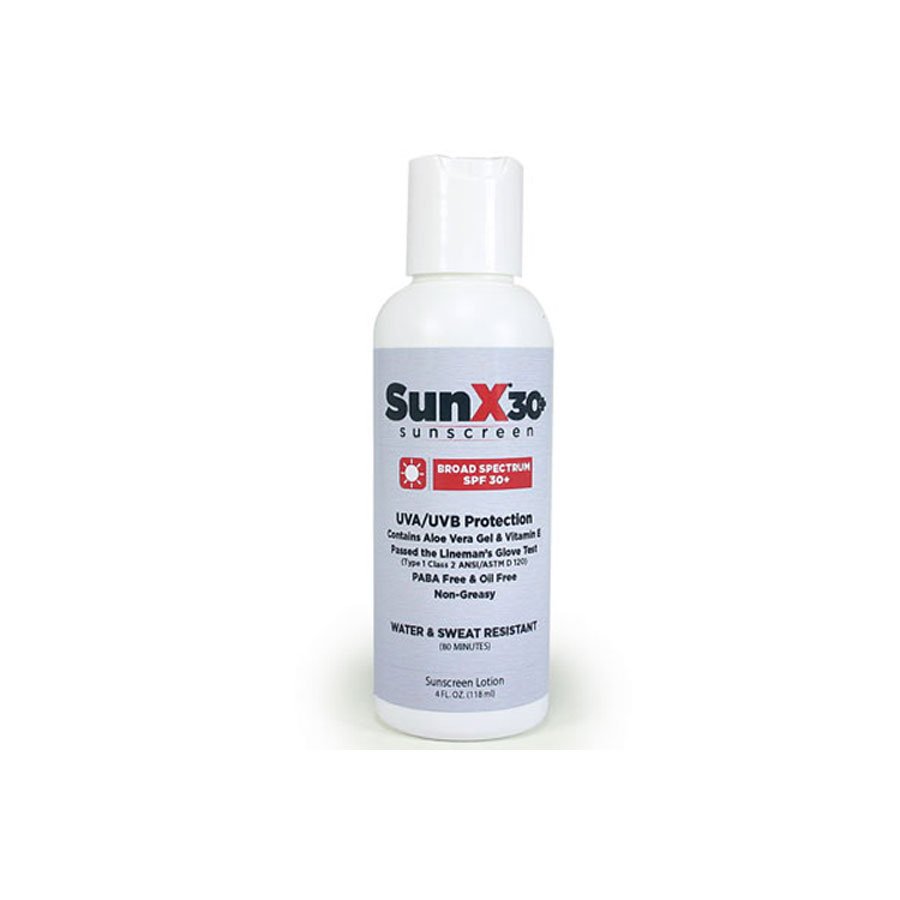 Sunscreen Lotion SPF 30+ 4 fl oz - Waterproof UVA UVB Protection