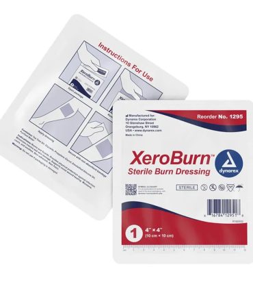 XeroBurn Sterile Burn Dressing 4" x 4" - Cooling Pain Relief