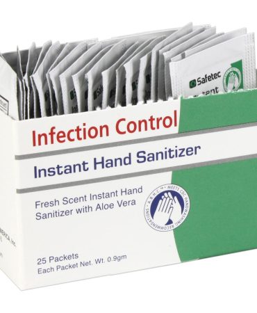 Hand Sanitizer Fresh, .9gm. Pouch, 25 per box