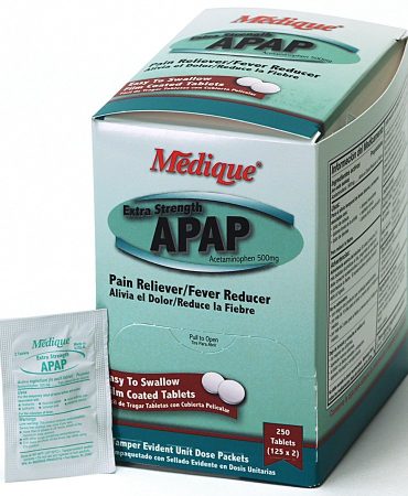 Extra Strength APAP, 250/box