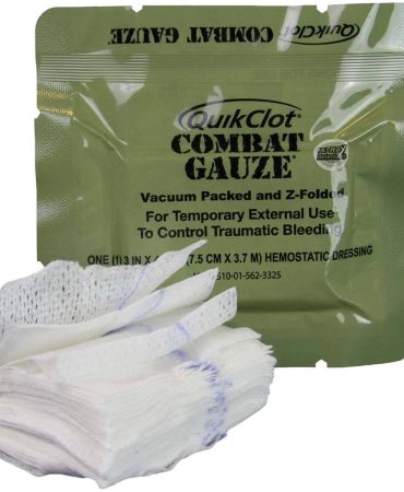 QuikClot Combat Gauze Z-Fold - Military Grade Hemostatic Bandage