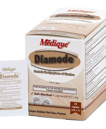 Anti-Diarrhea Tablets, 24 Tablets Per Box, Medique, 20064