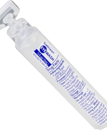 Sterile Eye Wash Solution 0.5 oz Single Use Bottle
