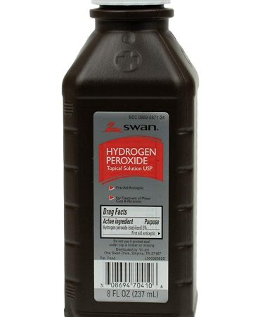 Hydrogen peroxide, 3% 8 oz.