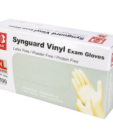 Powder Free Vinyl Exam Gloves - Extra Large, 100/Bx