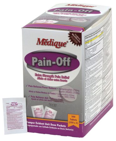 Pain-Off Extra-Strength Pain Relief, 500/Box