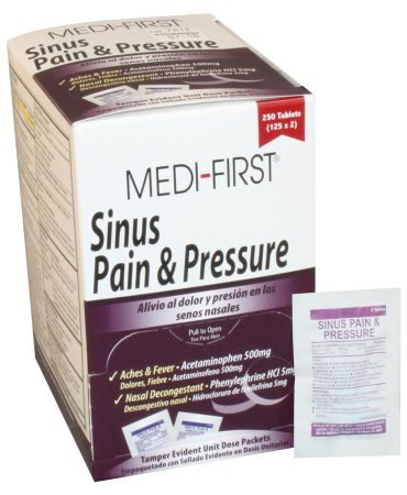 Sinus Pain & Pressure - 250 Per Box