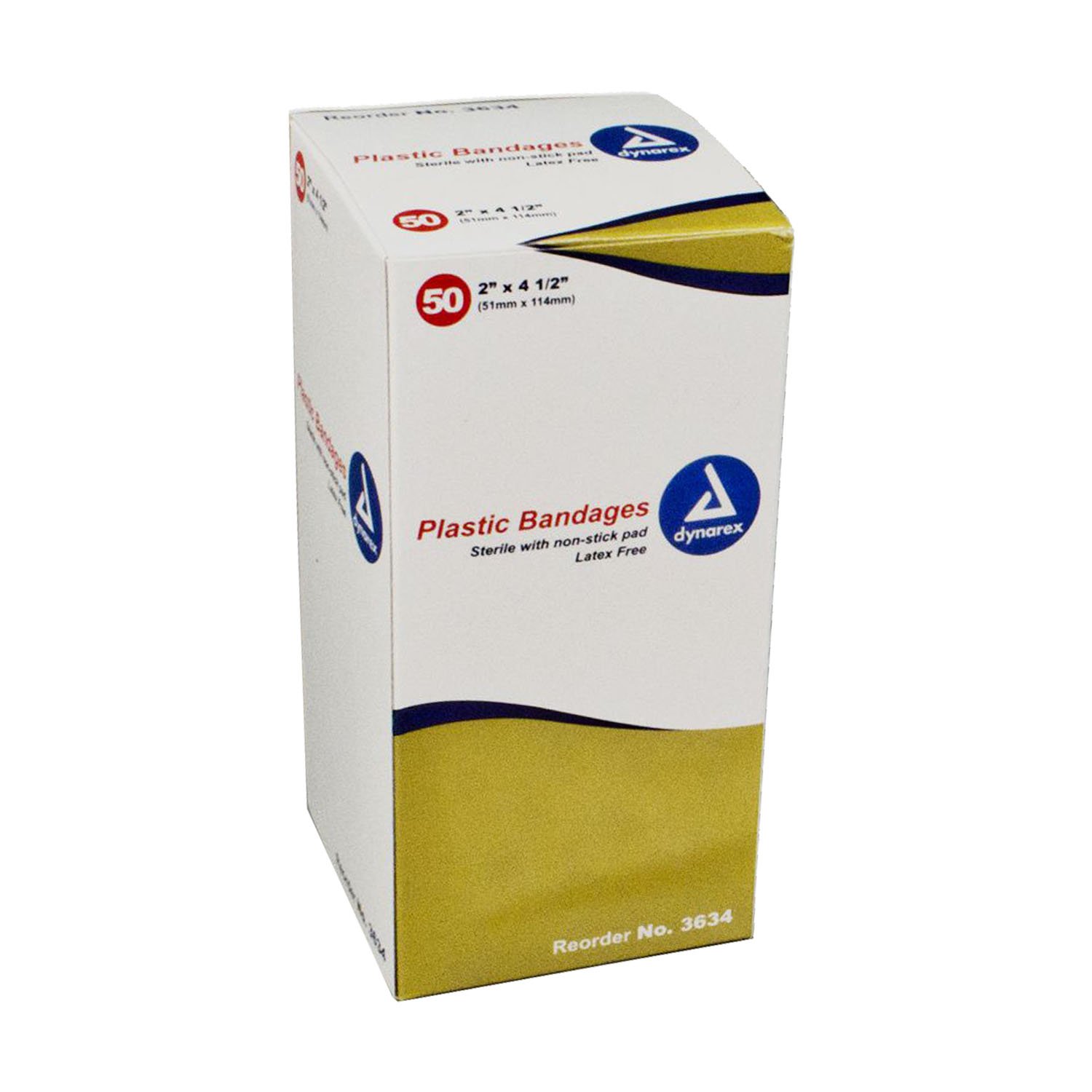 2" x 4.5" Elbow and Knee Plastic Bandages - 50 Per Box for First Aid Kits - Image 2