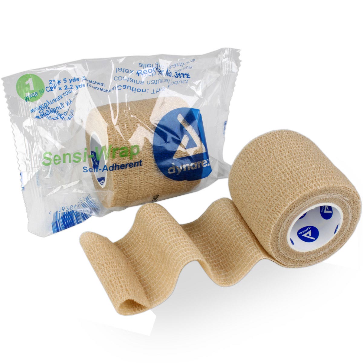 Sensi Wrap Self-Adherent Bandage - 2 Inch x 5 Yards, Tan