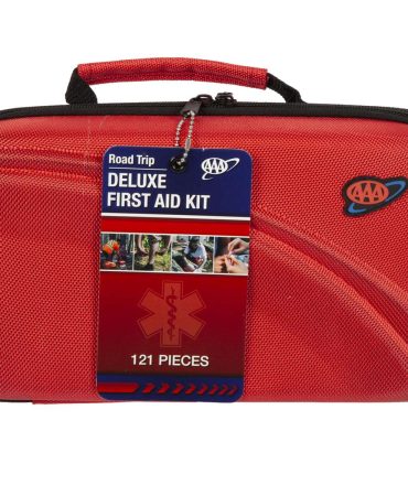 LifeLine AAA Road Trip Kit 121 Pieces - Vehicle First Aid Kit