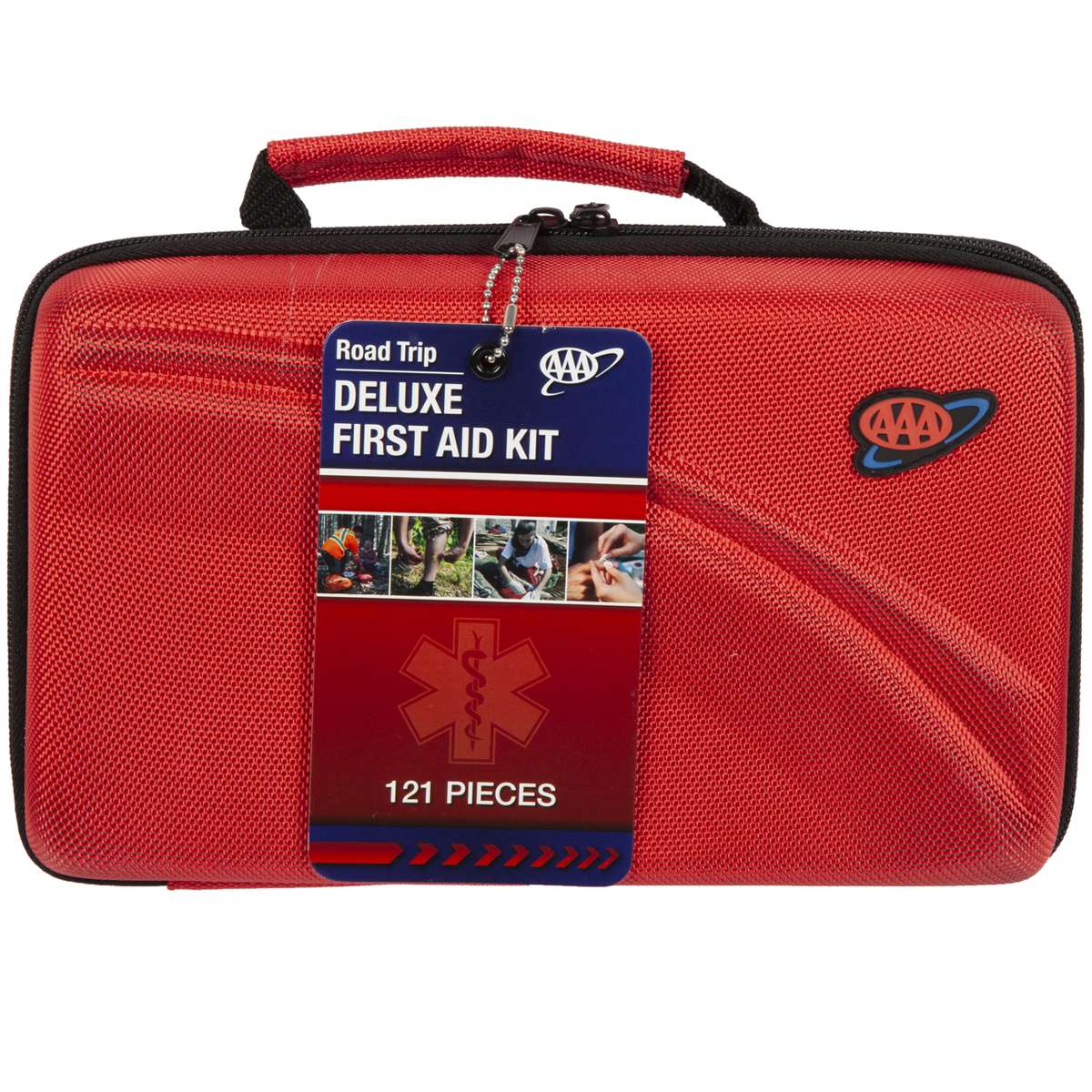 LifeLine AAA Road Trip Kit 121 Pieces - Vehicle First Aid Kit