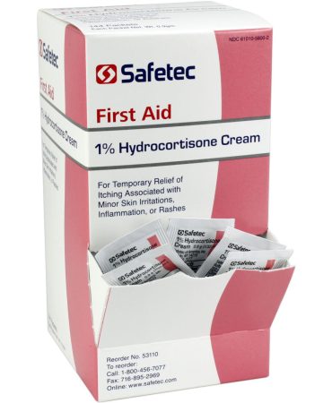 Hydrocortisone 0.9gm. Pouch, 144 per box