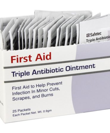 Triple Antibiotic .9gm. Pouch, 25 per box