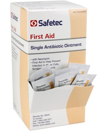Single Antibiotic (Neomycin) .9gm. Pouch, 144 per box