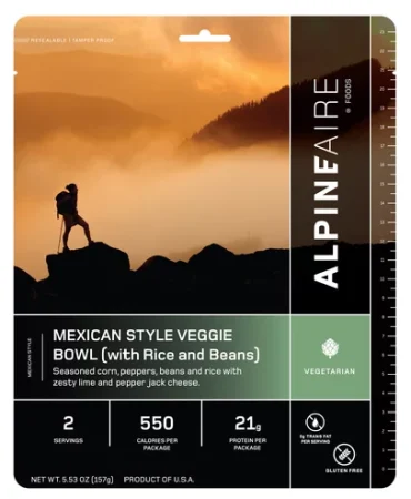 Mexican Style Veggie Bowl - Cook in the Pouch
