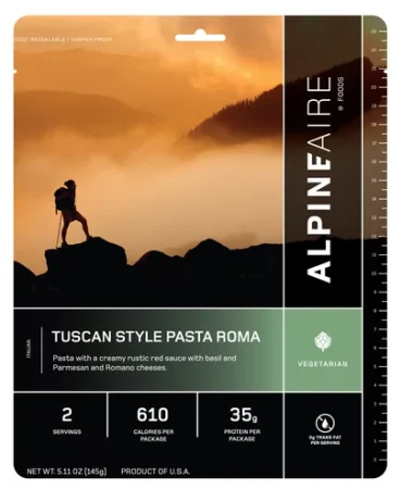 Tuscan Style Pasta Roma - Cook in the Pouch