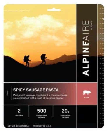 Spicy Sausage Pasta - Cook in the Pouch