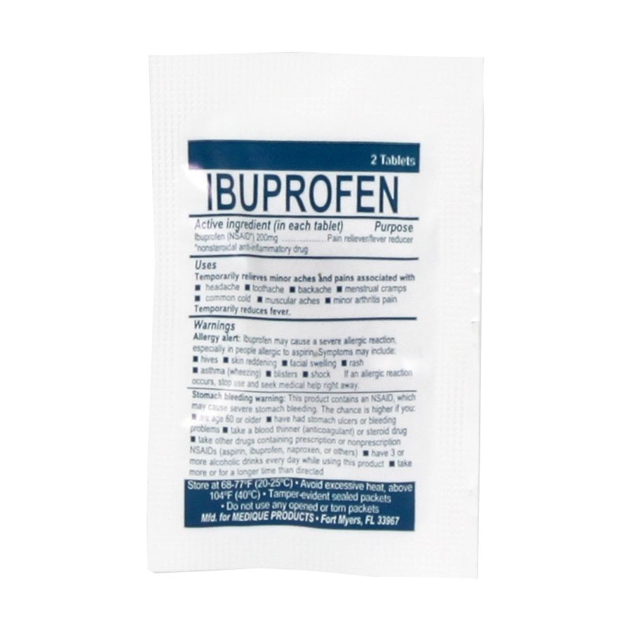 125 Ibuprofen Packs (2 Tablets Each) - Bulk Pain Relief - Image 2