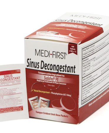 Sinus Decongestant, 100/box