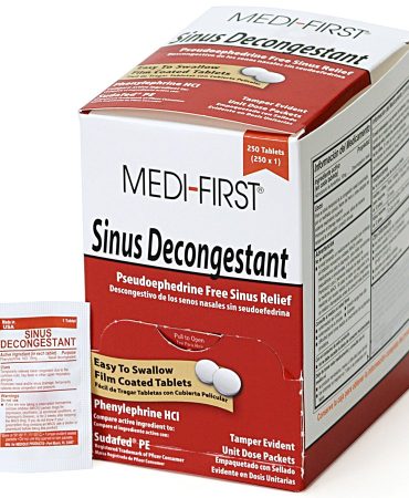 Sinus Decongestant, 250/box