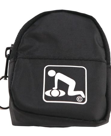 CPR Keychain Backpack Black - Faceshield Gloves Wipes
