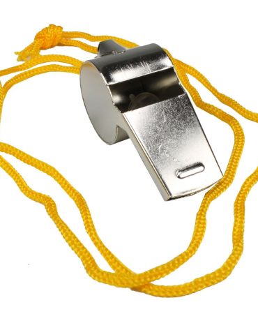 Metal Whistle with Lanyard