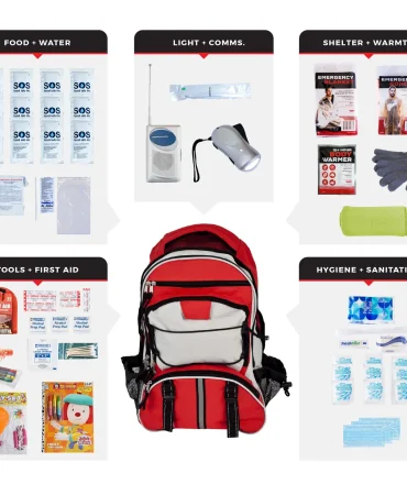 Children Emergency Survival Kit - 72 Hour Backpack with Comfort Items