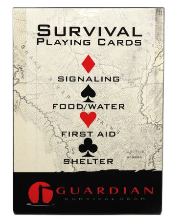 Survival Playing Cards - Emergency Tips on Every Card