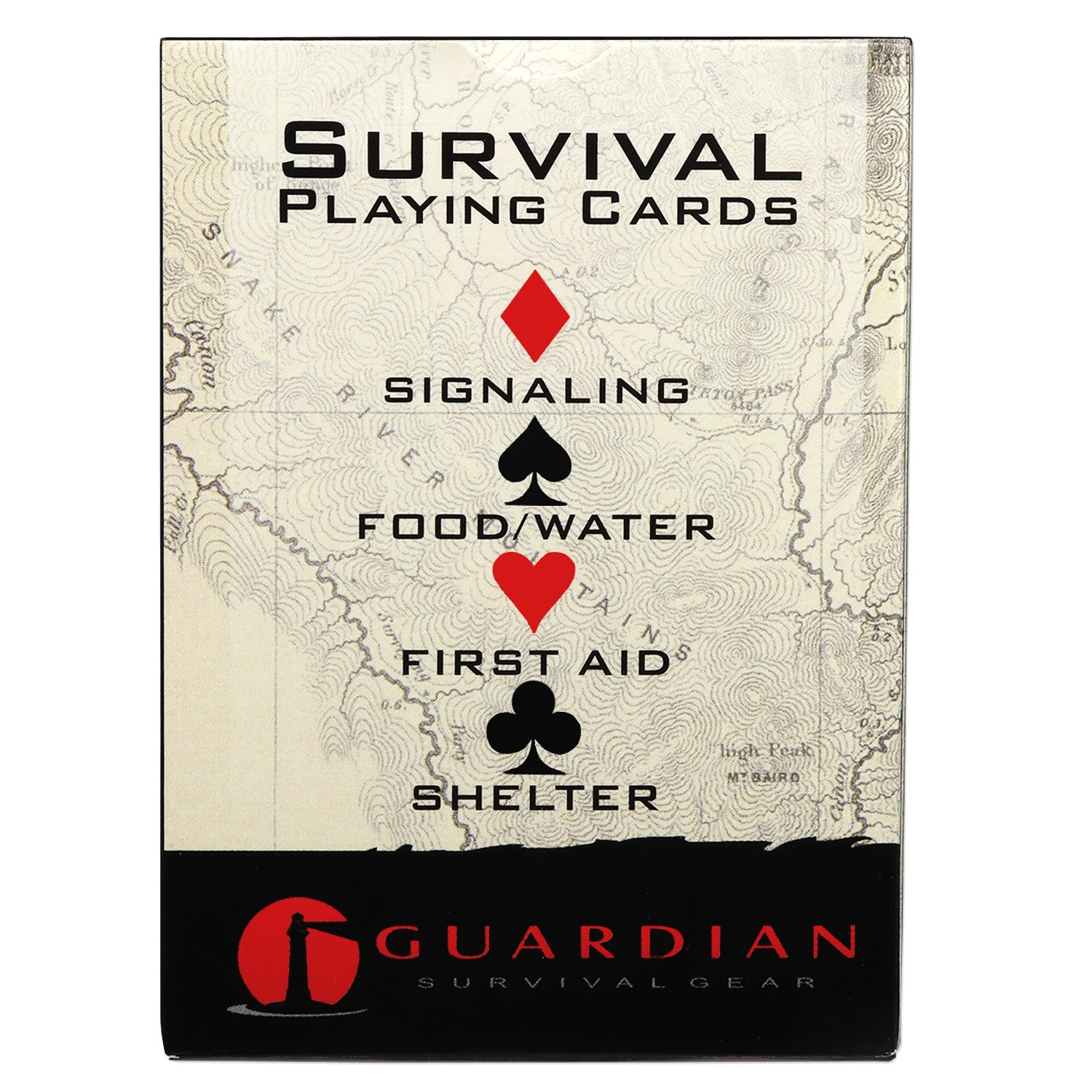 Survival Playing Cards - Emergency Tips on Every Card