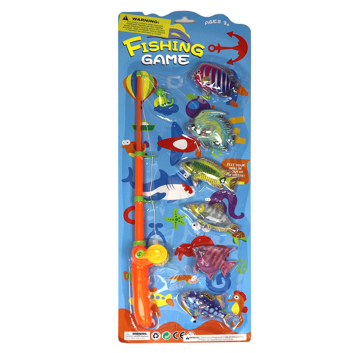 Toy Fishing Set for Kids - Emergency Kit Entertainment