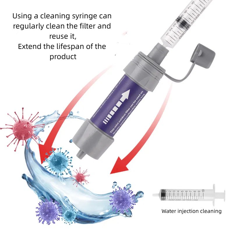 Outdoor Water Purifier Mini Filter Straw - Image 2