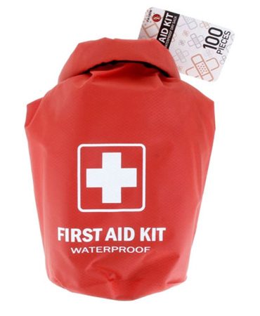 All Purpose First Aid Kit, Waterproof Dry Bag, Red