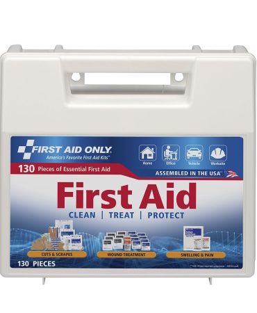 First Aid Kit 131 Pieces - Large All Purpose Home Kit