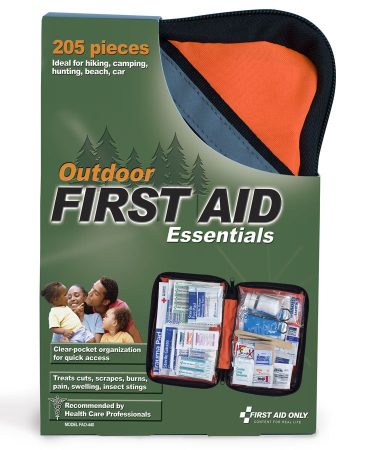 205 Piece Outdoor First Aid Kit - Large Softsided Case