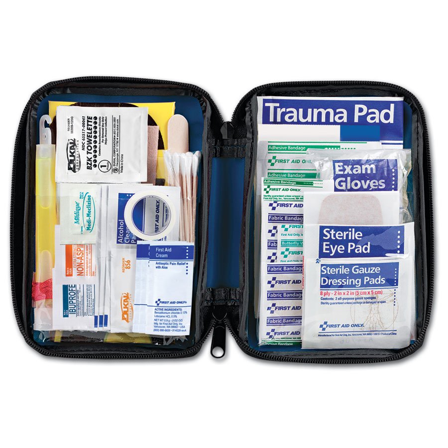 Auto First Aid Kit 104 Pieces - Softsided Vehicle Kit - Image 2