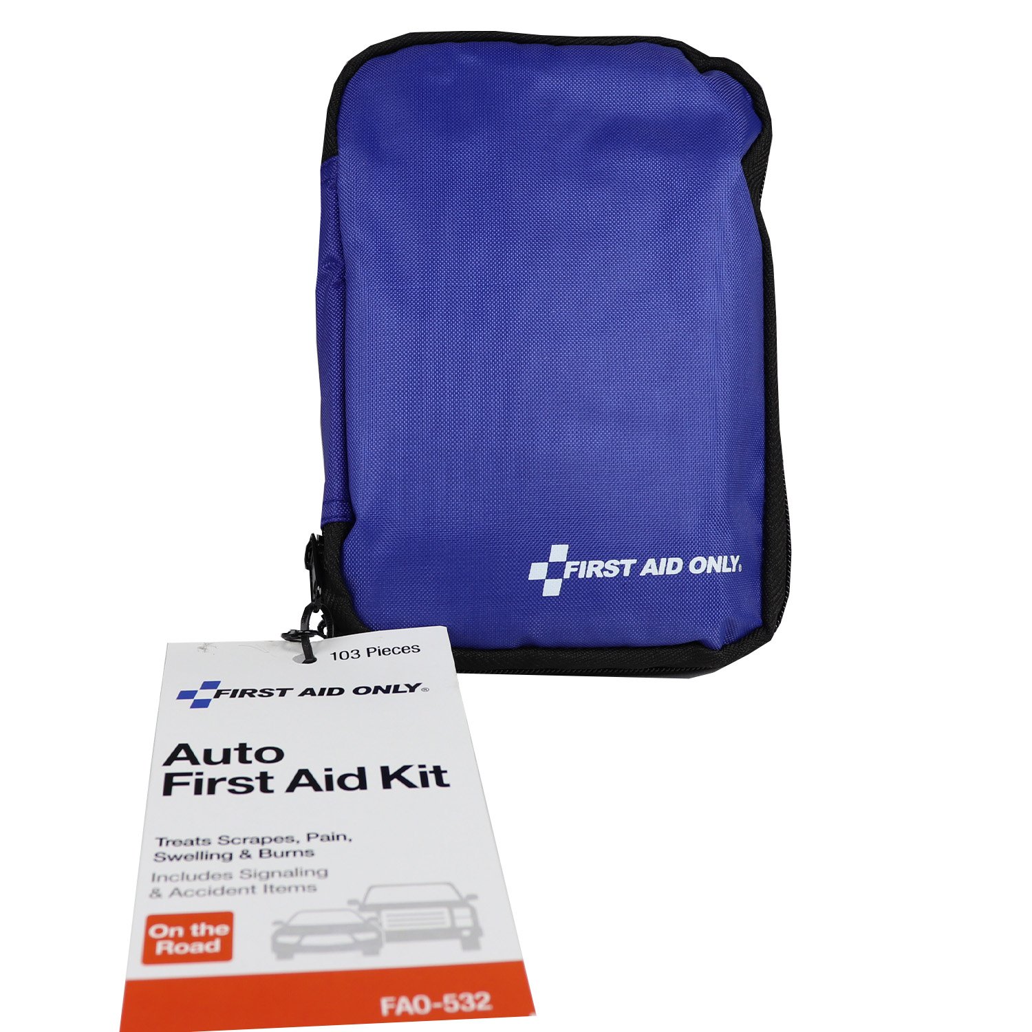 Auto First Aid Kit 104 Pieces - Softsided Vehicle Kit