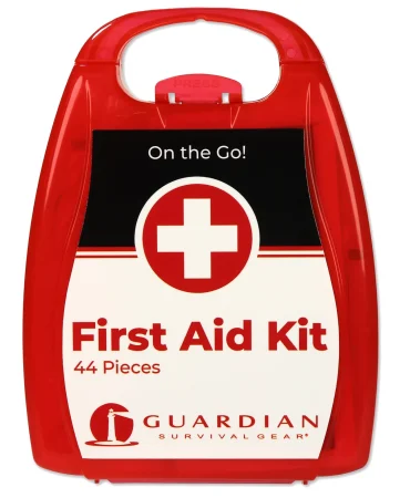 44 Piece Portable First Aid Kit - Compact Latex-Free
