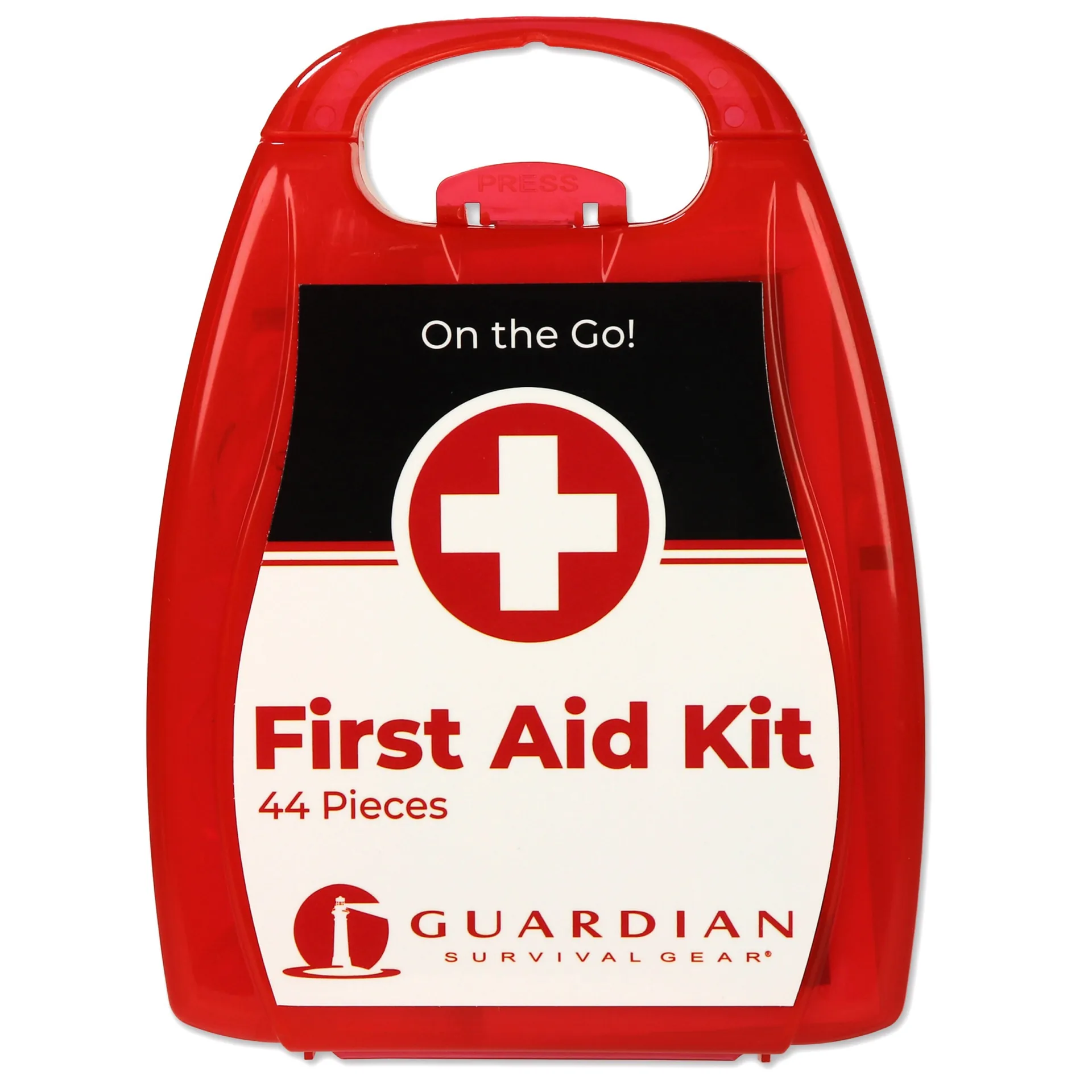 44 Piece Portable First Aid Kit - Compact Latex-Free