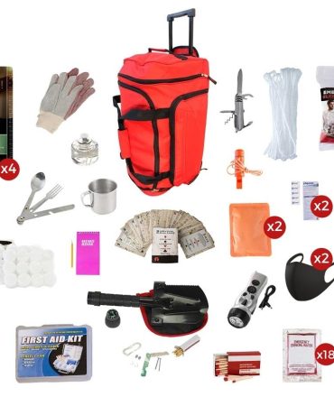 Deluxe Food Storage Survival Kit, Rolling Bag