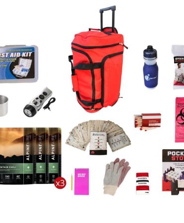 Food Storage Survival Kit, Rolling Bag