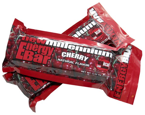 Case of 144 Millennium Cherry Energy Bars - Bulk Emergency Food