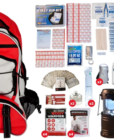 Family Blackout Kit Backpack - Emergency Power Outage Survival Pack
