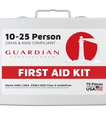 Guardian 10-25 Person First Aid Kit - Metal