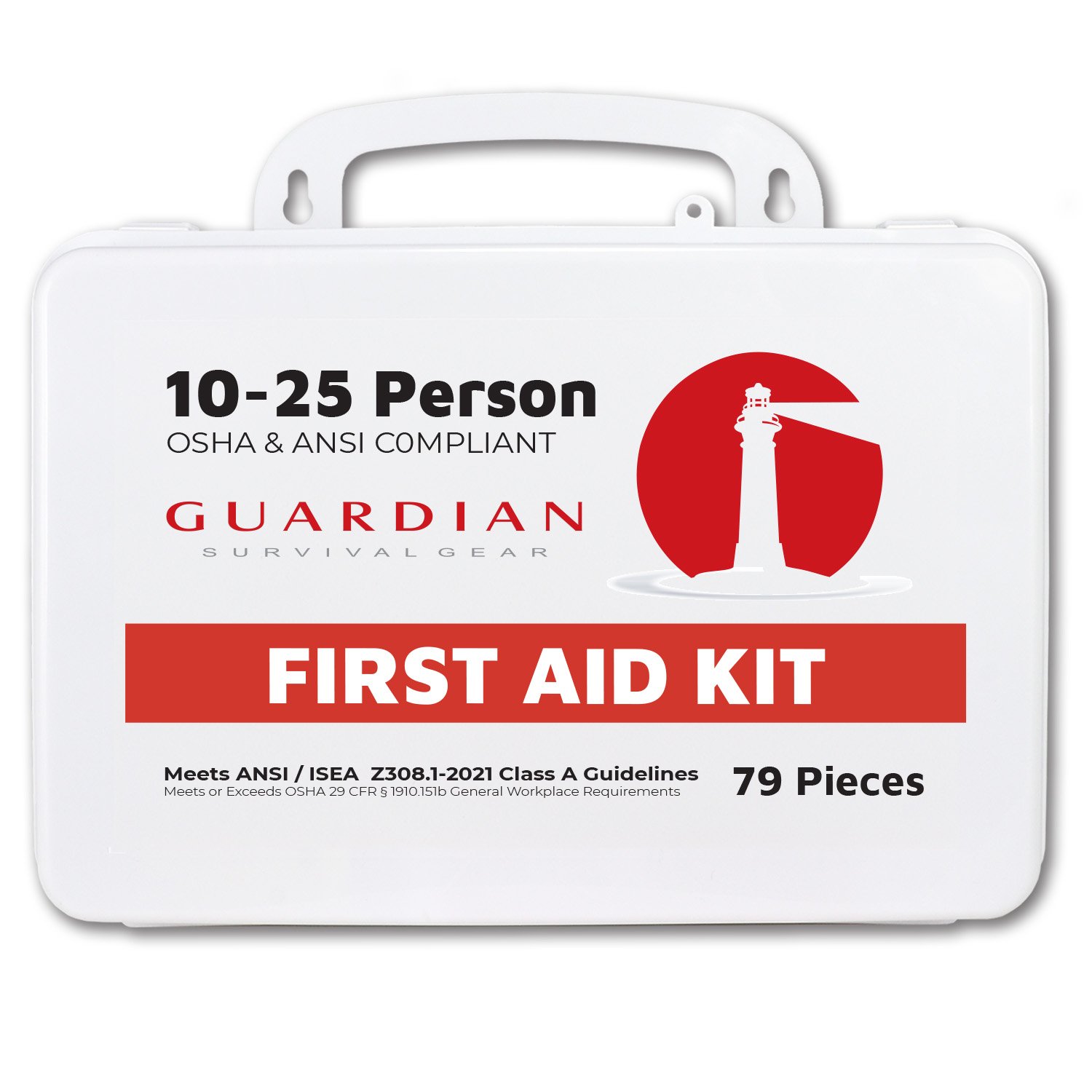 Guardian 10-25 Person First Aid Kit - Plastic - Image 3