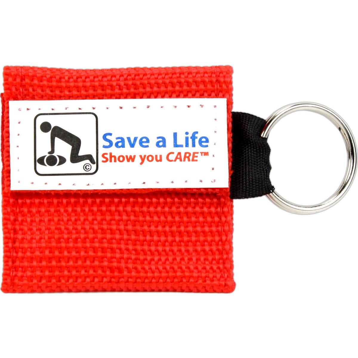 CPR Keychain Face Shield Emergency - One-Way Valve Breathing Barrier