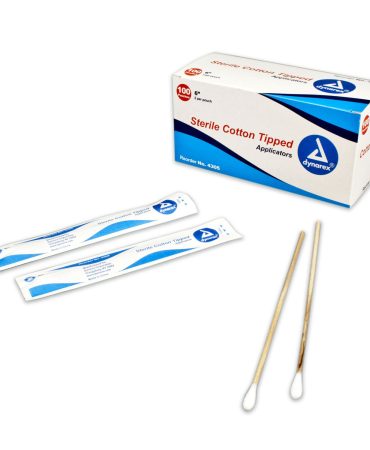 Cotton tipped applicator, Sterile 6", 200 per box