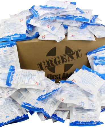 Bulk Cold Compresses Case of 125 - Instant Activate 4" x 5"